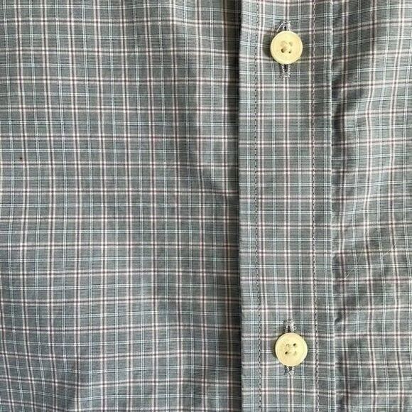 Ted Baker Button Up Plaid Dress Shirt 16 32/33 - Picture 2 of 10